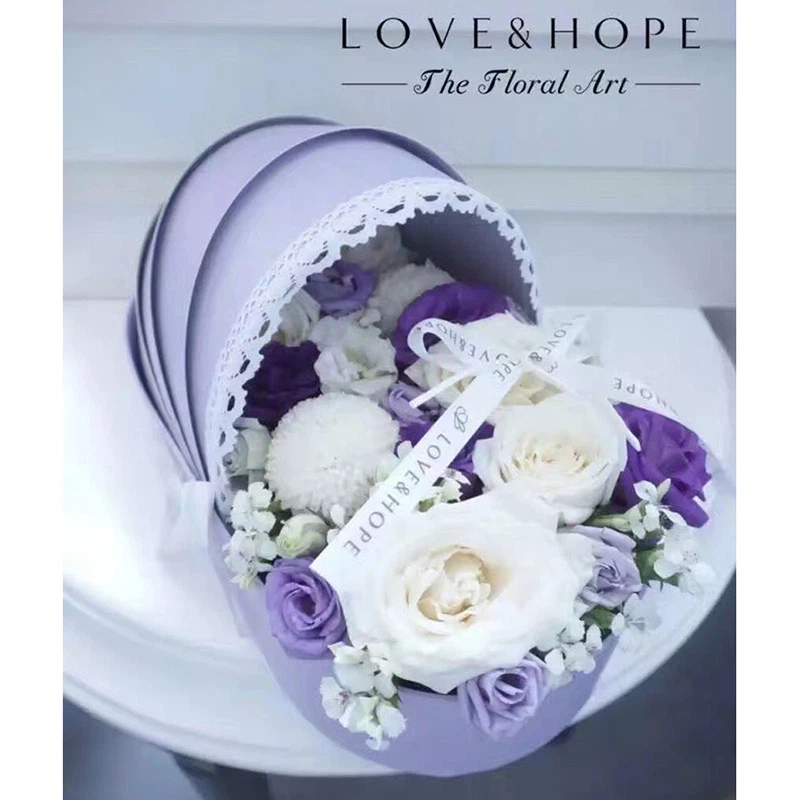 Flower gift box display Flower gift box display